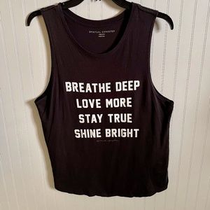 Spiritual Gangster Breathe Deep Muscle Tank